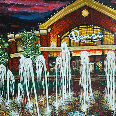 Benzi at Town Center (2013) 24 x 36 inches, an example of Impressionzm